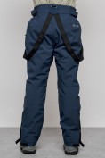 Купить Полукомбинезон утепленный мужской зимний горнолыжный темно-синего цвета 7217TS, фото 12