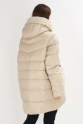 Купить Куртка зимняя big size бежевого цвета 72180B, фото 5