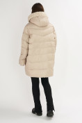 Купить Куртка зимняя big size бежевого цвета 72180B, фото 6