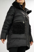 Купить Куртка зимняя big size черного цвета 72180Ch, фото 14