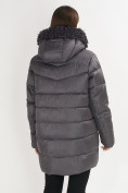 Купить Куртка зимняя big size темно-серого цвета 72180TC, фото 5