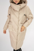 Купить Куртка зимняя бежевого цвета 72185B, фото 10