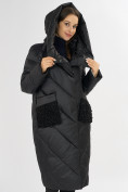 Купить Куртка зимняя черного цвета 72185Ch, фото 8