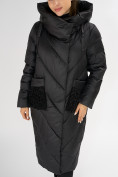 Купить Куртка зимняя черного цвета 72185Ch, фото 9