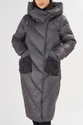 Купить Куртка зимняя темно-серого цвета 72185TC, фото 6