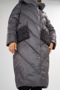 Купить Куртка зимняя темно-серого цвета 72185TC, фото 9
