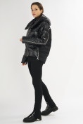 Купить Куртка зимняя черного цвета 7223Ch, фото 2