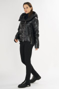 Купить Куртка зимняя черного цвета 7223Ch, фото 3