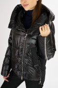 Купить Куртка зимняя черного цвета 7223Ch, фото 8