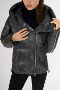 Купить Куртка зимняя темно-серого цвета 7223TC