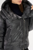 Купить Куртка зимняя темно-серого цвета 7223TC, фото 12