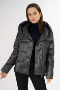 Купить Куртка зимняя темно-серого цвета 7223TC, фото 8
