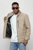 Купить Куртка молодежная мужская весенняя 2024 года бежевого цвета 7305B, фото 8