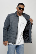 Купить Куртка молодежная мужская весенняя 2024 года темно-серого цвета 7305TC, фото 12