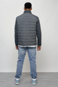 Купить Куртка молодежная мужская весенняя 2024 года темно-серого цвета 7305TC, фото 4