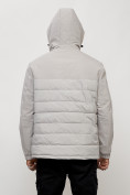 Купить Куртка молодежная мужская весенняя с капюшоном светло-серого цвета 7306SS, фото 15