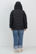 Купить Куртка зимняя женская из овчина стильная и модная черного цвета 7309Ch, фото 24