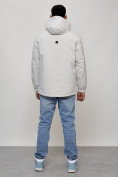 Купить Куртка молодежная мужская весенняя с капюшоном светло-серого цвета 7311SS, фото 8