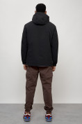 Купить Куртка молодежная мужская весенняя с капюшоном черного цвета 7312Ch, фото 17