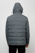Купить Куртка молодежная мужская весенняя с капюшоном темно-серого цвета 7317TC, фото 7