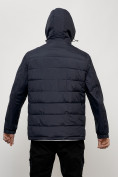 Купить Куртка молодежная мужская весенняя с капюшоном темно-синего цвета 7317TS, фото 14