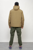 Купить Куртка молодежная мужская весенняя с капюшоном горчичного цвета 7322G, фото 13