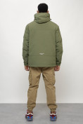 Купить Куртка молодежная мужская весенняя с капюшоном цвета хаки 7323Kh, фото 13
