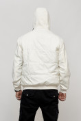 Купить Куртка спортивная мужская весенняя с капюшоном белого цвета 7335Bl, фото 11