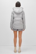 Купить Куртка зимняя женская из овчина стильная и модная серого цвета 7348Sr, фото 12