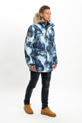 Купить Mолодежная зимняя куртка мужская синего цвета 737S, фото 3