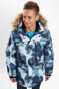 Купить Mолодежная зимняя куртка мужская синего цвета 737S, фото 9