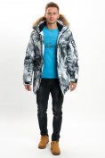 Купить Mолодежная зимняя куртка мужская серого цвета 737Sr, фото 3