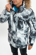 Купить Mолодежная зимняя куртка мужская серого цвета 737Sr, фото 12