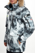 Купить Mолодежная зимняя куртка мужская серого цвета 737Sr, фото 15