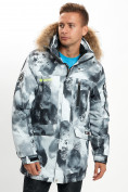 Купить Mолодежная зимняя куртка мужская серого цвета 737Sr, фото 9
