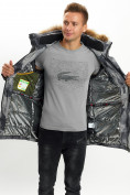 Купить Mолодежная зимняя куртка мужская темно-серого цвета 737TC, фото 13
