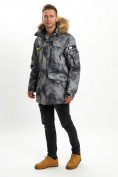 Купить Mолодежная зимняя куртка мужская темно-серого цвета 737TC, фото 4