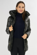 Купить Куртка зимняя болотного цвета 7389Bt, фото 15