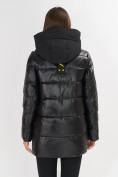 Купить Куртка зимняя черного цвета 7389Ch, фото 15