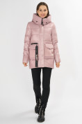 Купить Куртка зимняя розового цвета 7389R