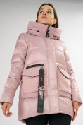 Купить Куртка зимняя розового цвета 7389R, фото 11