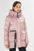 Купить Куртка зимняя розового цвета 7389R, фото 6