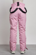 Купить Полукомбинезон с высокой посадкой женский зимний розового цвета 7399R, фото 8