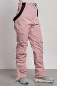 Купить Полукомбинезон с высокой посадкой женский зимний светло-розового цвета 7399Sz, фото 11