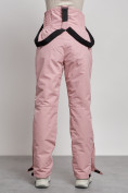 Купить Полукомбинезон с высокой посадкой женский зимний светло-розового цвета 7399Sz, фото 12