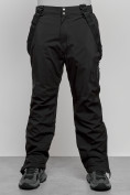 Купить Полукомбинезон утепленный мужской зимний горнолыжный черного цвета 7431Ch, фото 10