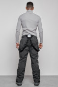 Купить Полукомбинезон утепленный мужской зимний горнолыжный темно-серого цвета 7431TC, фото 8
