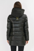 Купить Куртка зимняя болотного цвета 7501Bt, фото 13