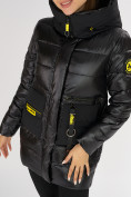 Купить Куртка зимняя черного цвета 7501Ch