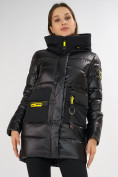 Купить Куртка зимняя черного цвета 7501Ch, фото 14